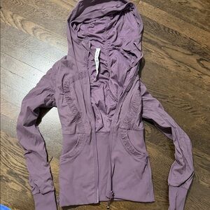 Lululemon Athletica Mauve Hooded Jacket